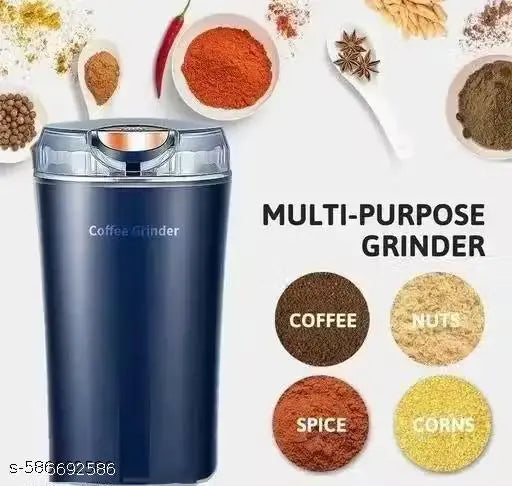 ZYVON Portable Electric Coffee Grinder Spice & Coffee Bean Grinder Stainless