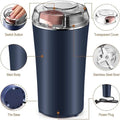 ZYVON Portable Electric Coffee Grinder Spice & Coffee Bean Grinder Stainless