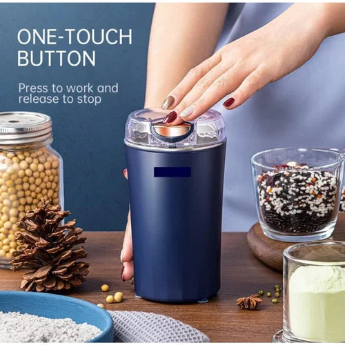 ZYVON Portable Electric Coffee Grinder Spice & Coffee Bean Grinder Stainless